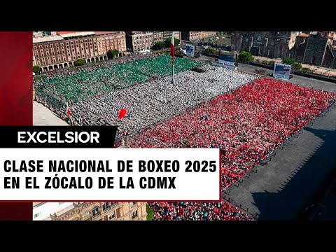 La Clase Nacional De Boxeo Llega Al Zócalo: Galería De Fotos La Clase Nacional De Boxeo Llega Al Zócalo: Galería De Fotos