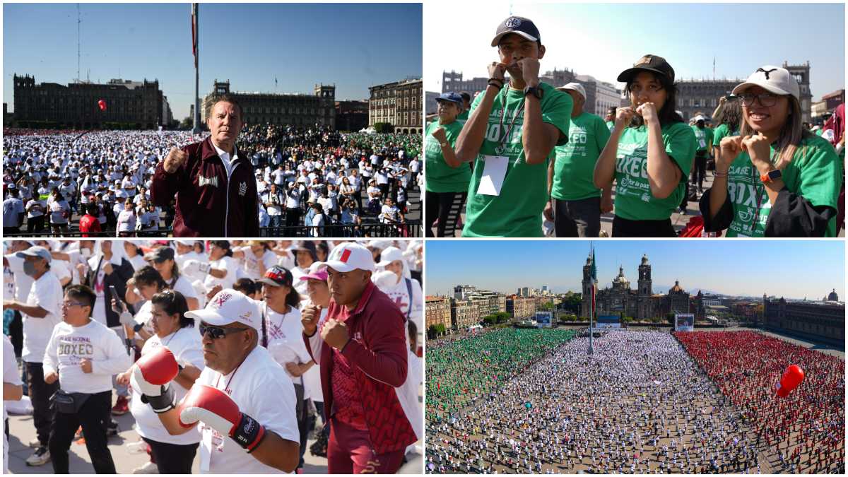 La Clase Nacional De Boxeo Llega Al Zócalo: Un Reportaje Fotográfico La Clase Nacional De Boxeo Llega Al Zócalo: Un Reportaje Fotográfico