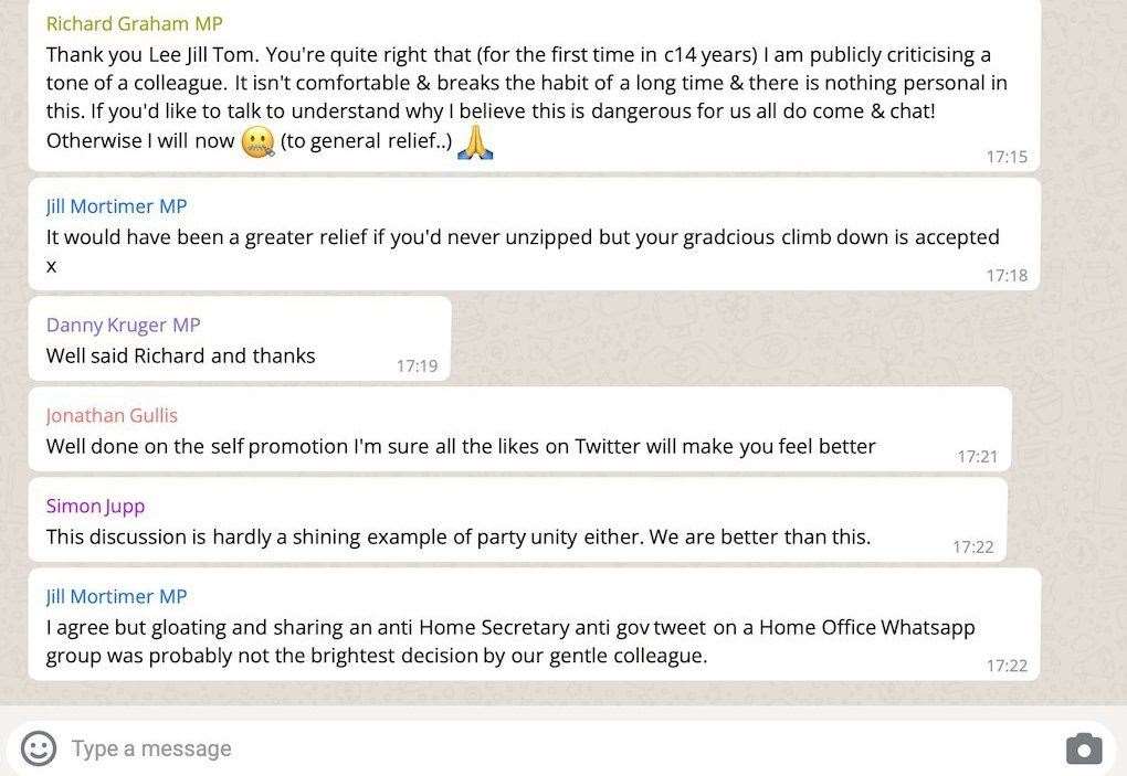 Leaked WhatsApp Messages Expose Reform Party Rift Leaked WhatsApp Messages Expose Reform Party Rift