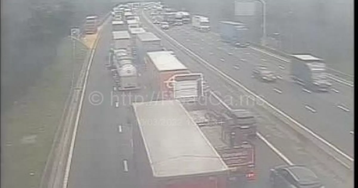 Long Delays On M6 Due To Van Overturning Long Delays On M6 Due To Van Overturning