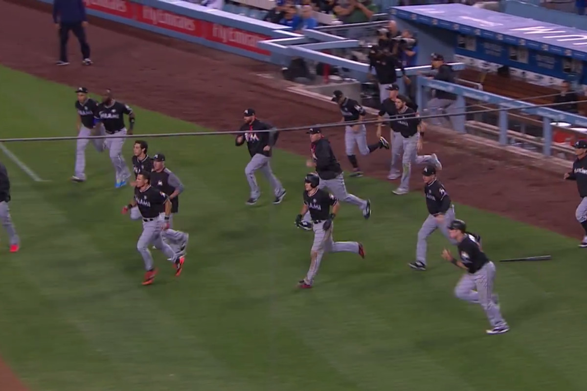 Los Angeles Angels' Eight-Game Winning Streak Broken By Marlins