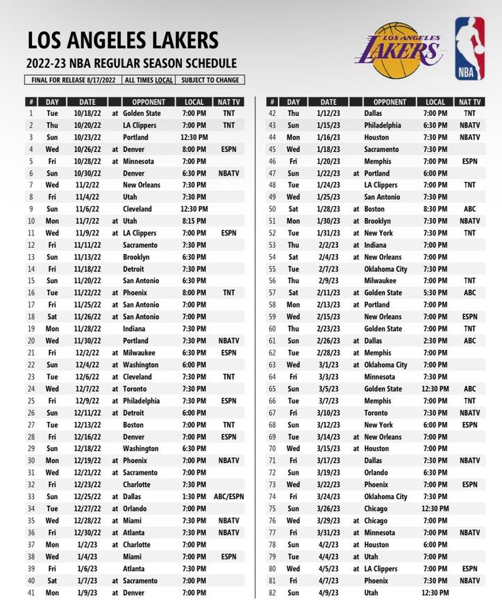 Los Angeles Lakers: Game Schedules, Player Stats, And More | VAVEL US Los Angeles Lakers: Game Schedules, Player Stats, And More | VAVEL US