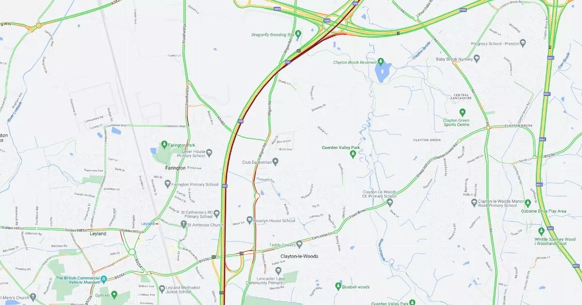 M6 Closure: Real-time Updates On Crash-Related Delays M6 Closure: Real-time Updates On Crash-Related Delays
