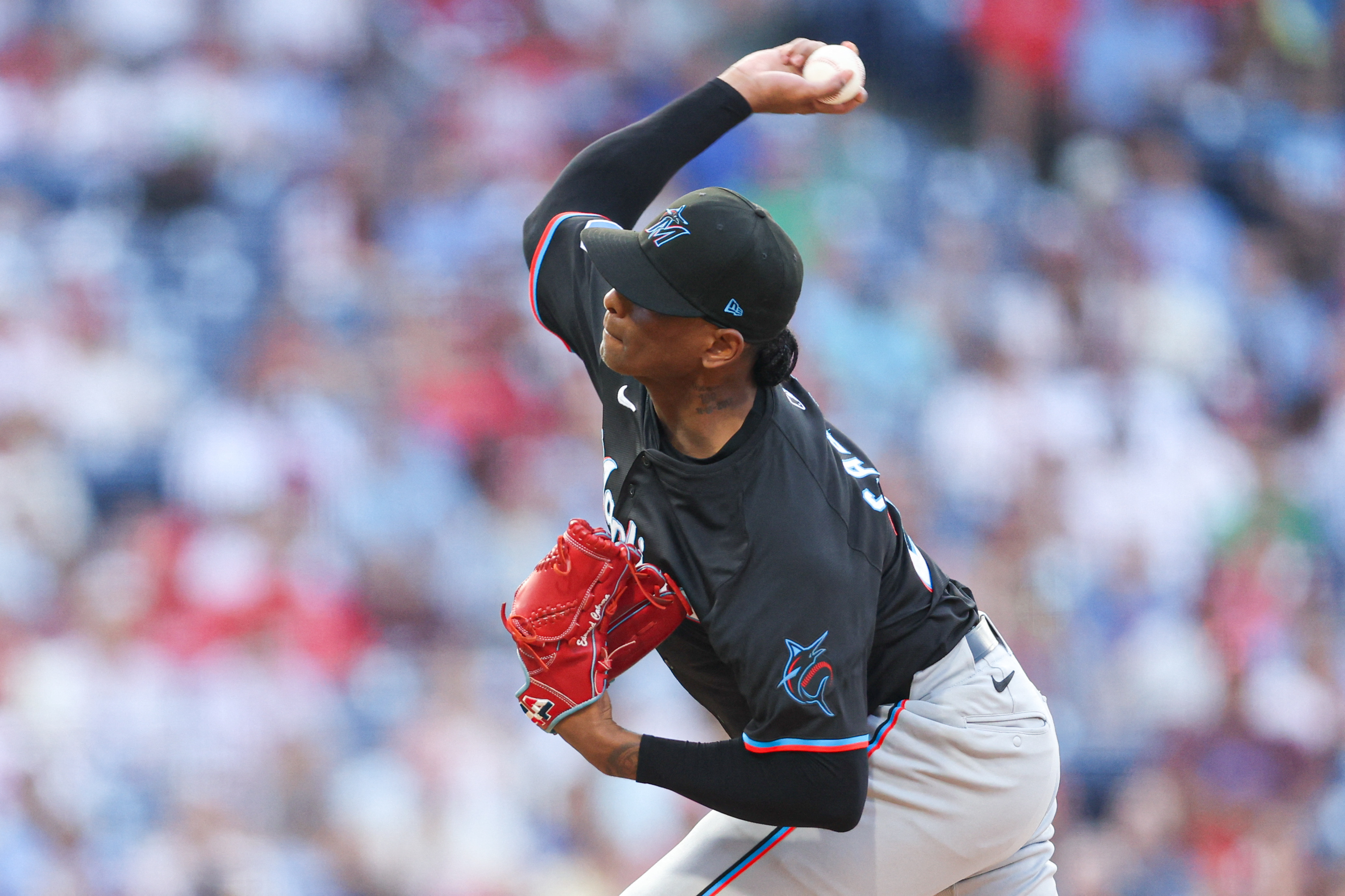 Marlins' Stowers Hits Game-Ending Grand Slam In 9-6 Win Against Athletics Marlins' Stowers Hits Game-Ending Grand Slam In 9-6 Win Against Athletics