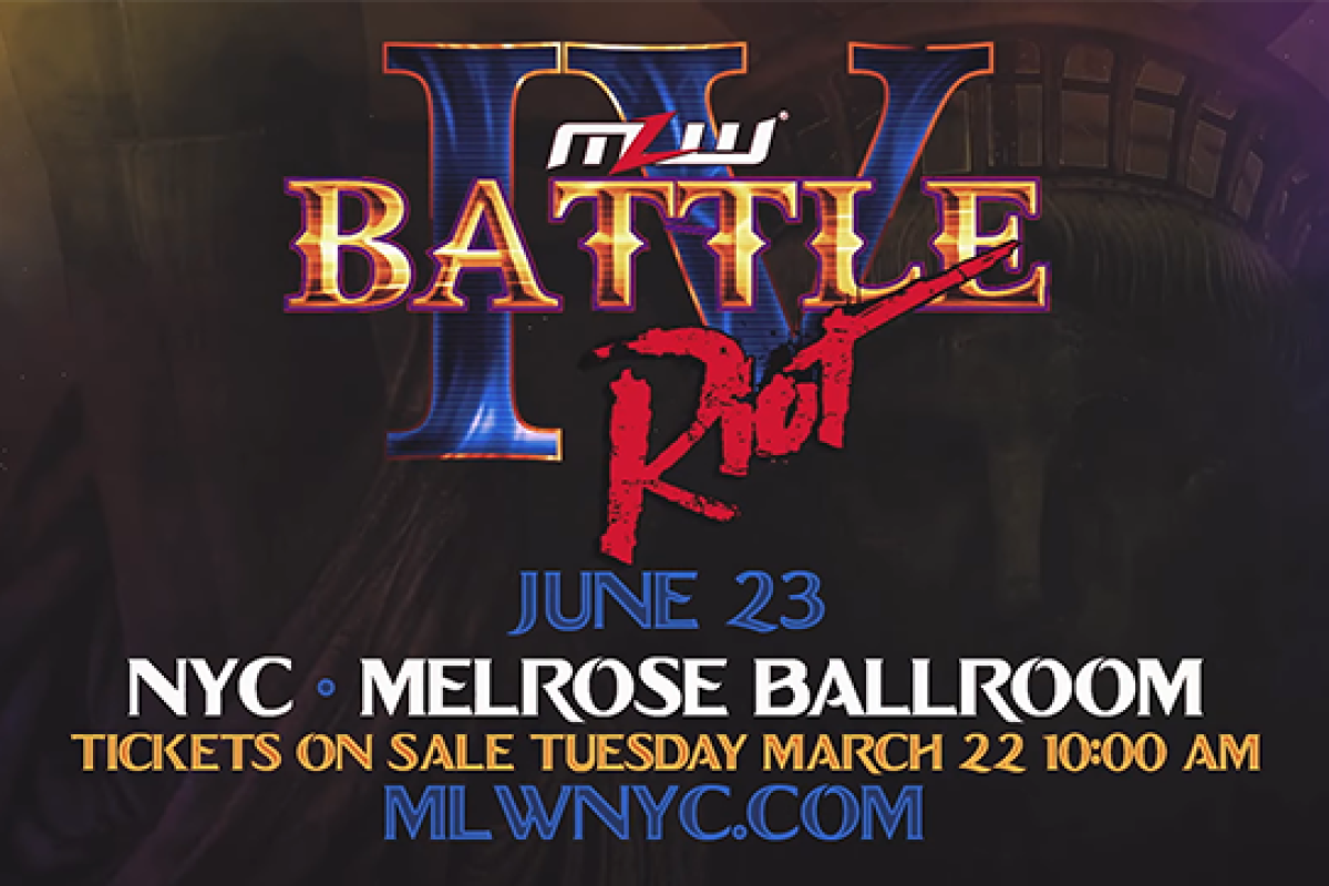 MLW Battle Riot VII: The Addition Of Bobby Fish MLW Battle Riot VII: The Addition Of Bobby Fish
