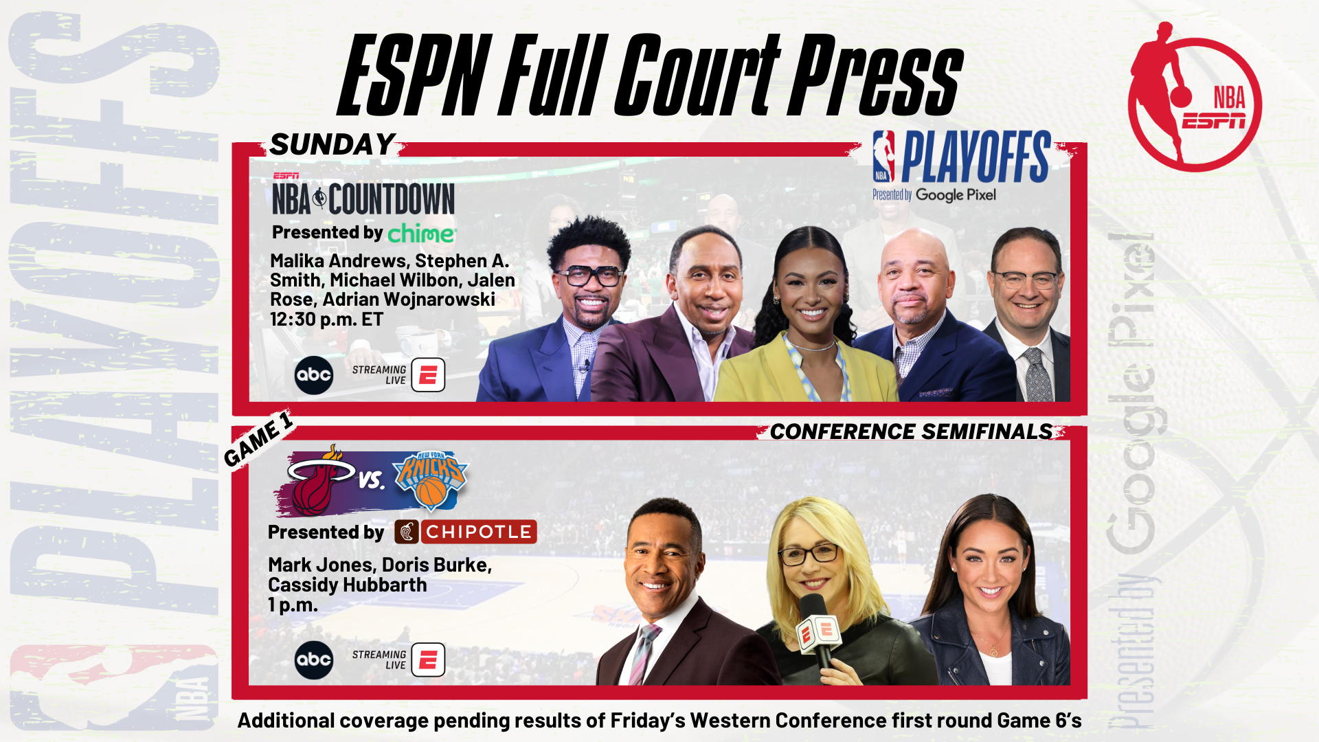NBA Conference Semifinals 2025: Complete Playoff Schedule NBA Conference Semifinals 2025: Complete Playoff Schedule