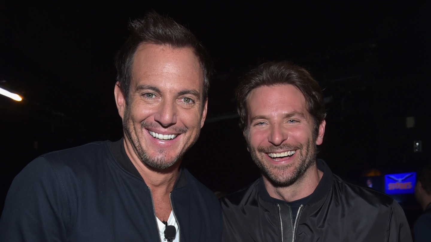 New Photos: Bradley Cooper Directing Will Arnett On The Set Of New Photos: Bradley Cooper Directing Will Arnett On The Set Of