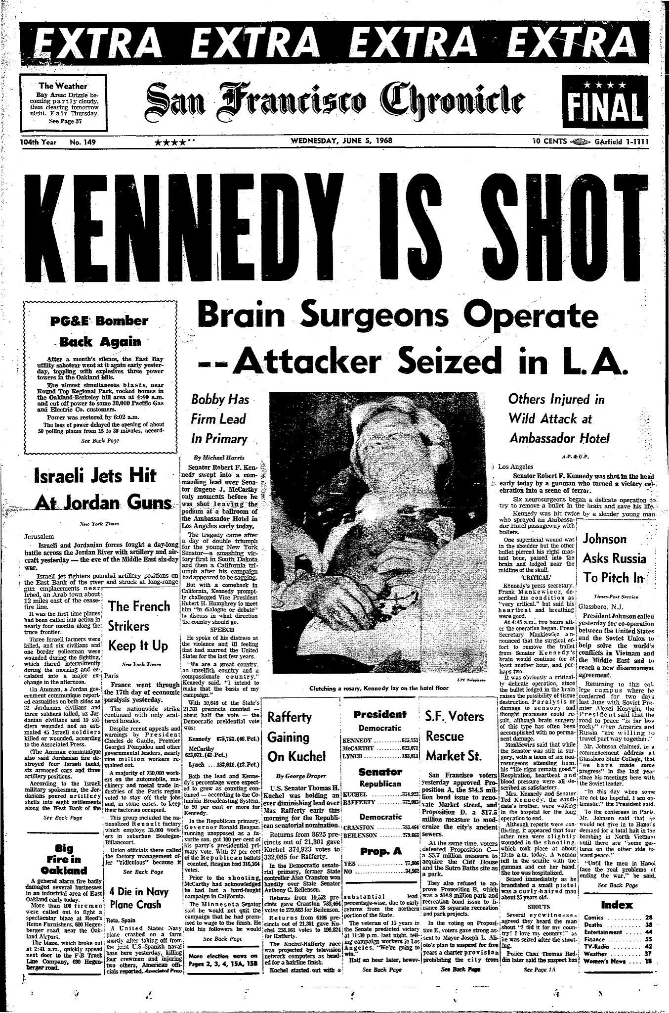 Newly Released Documents: 10,000 Pages On The Robert F. Kennedy Assassination Newly Released Documents: 10,000 Pages On The Robert F. Kennedy Assassination