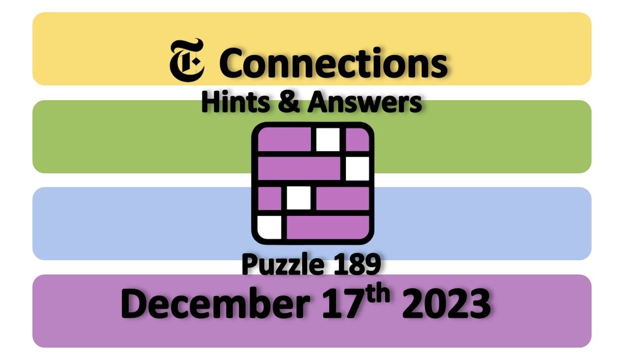 NYT Connections Game #676: Hints And Answers (April 17) NYT Connections Game #676: Hints And Answers (April 17)
