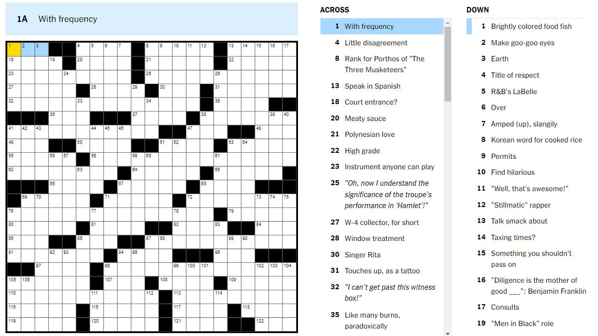 NYT Mini Crossword Hints And Answers - March 13, 2025 NYT Mini Crossword Hints And Answers - March 13, 2025