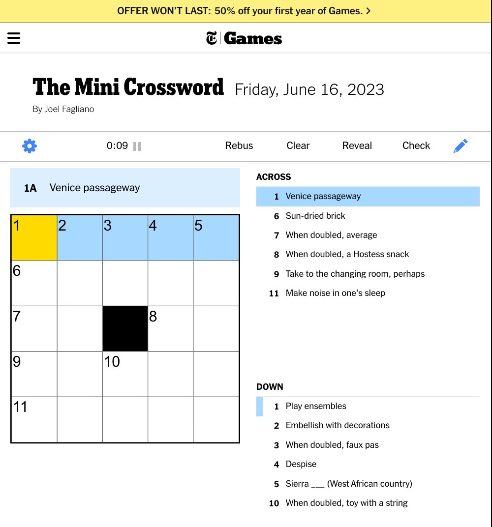 NYT Mini Crossword Puzzle Solutions - March 16, 2025 NYT Mini Crossword Puzzle Solutions - March 16, 2025
