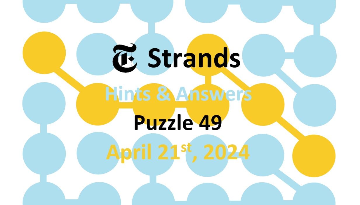 NYT Strands Hints And Answers: Thursday, April 10 (Game #403) NYT Strands Hints And Answers: Thursday, April 10 (Game #403)