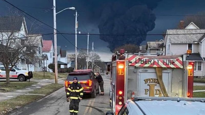 Ohio Train Derailment Aftermath: Lingering Toxic Chemicals Impact On Buildings Ohio Train Derailment Aftermath: Lingering Toxic Chemicals Impact On Buildings