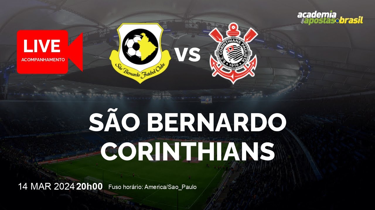 Onde Assistir Corinthians X São Bernardo: Data, Horário E Transmissão Onde Assistir Corinthians X São Bernardo: Data, Horário E Transmissão