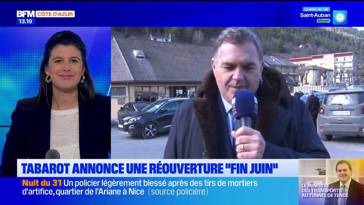 Ouverture Du Tunnel De Tende En Juin : Confirmation Du Ministre Tabarot Ouverture Du Tunnel De Tende En Juin : Confirmation Du Ministre Tabarot