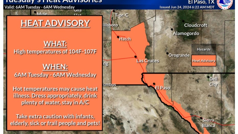 Paso Robles Heat Advisory: Extreme Temperatures Expected Paso Robles Heat Advisory: Extreme Temperatures Expected