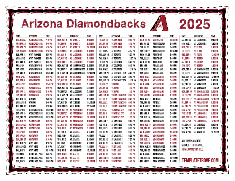 Plan Your 2025 Arizona Diamondbacks Experience: A Guide To Chase Field Promotions And Giveaways Plan Your 2025 Arizona Diamondbacks Experience: A Guide To Chase Field Promotions And Giveaways