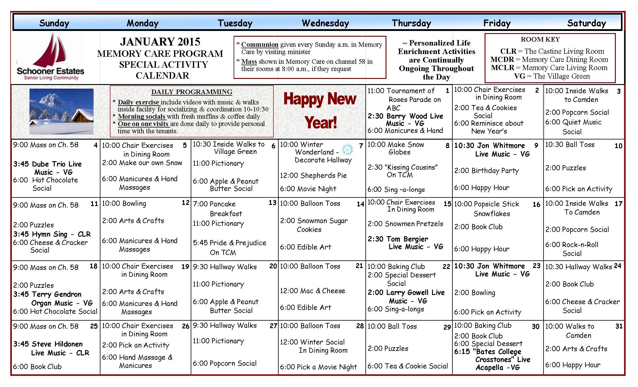 Planning Senior Activities: A Calendar Of Trips & Events Planning Senior Activities: A Calendar Of Trips & Events