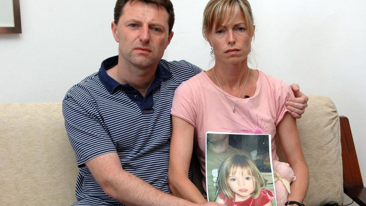 Police Investigate Threats Against Madeleine McCann's Parents Police Investigate Threats Against Madeleine McCann's Parents