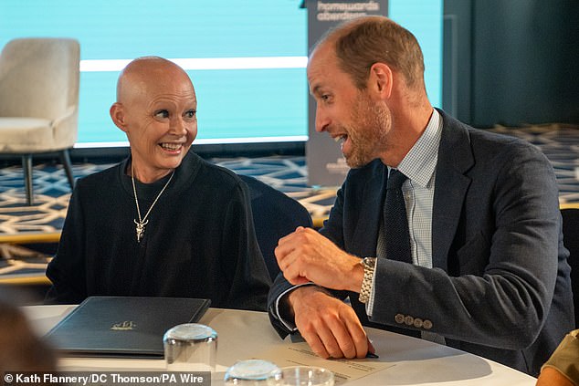Prince William Meets Gail Porter:  Highlighting The Homelessness Crusade In Scotland