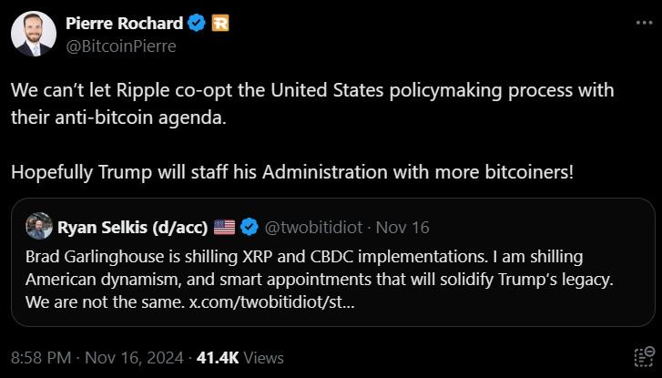 Ripple's XRP Sees Significant Increase After US President's Trump-Related Post Ripple's XRP Sees Significant Increase After US President's Trump-Related Post