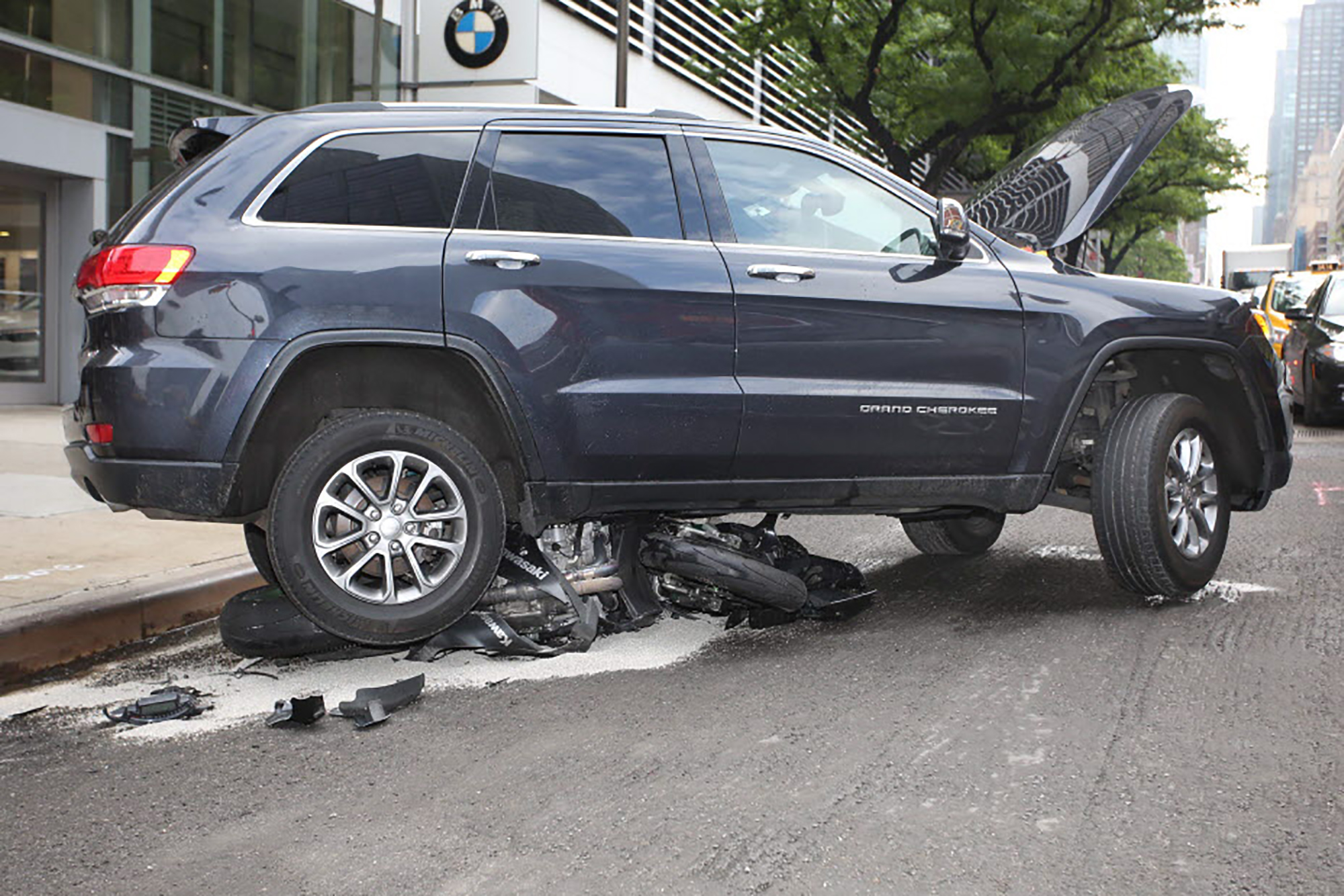Road Rage Leaves Motorcyclist Injured After Van Collision (CNN) Road Rage Leaves Motorcyclist Injured After Van Collision (CNN)