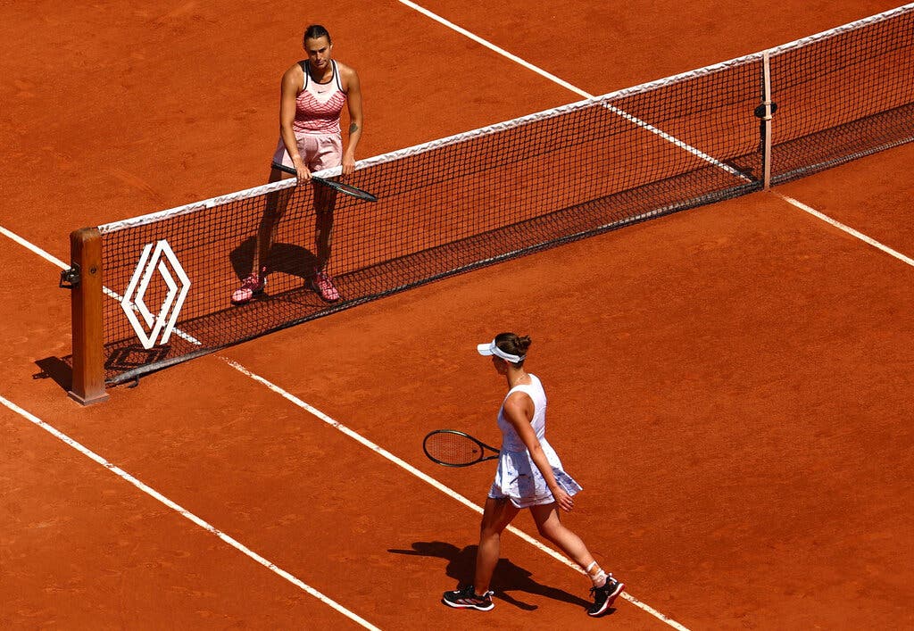 Sabalenka Disputes Umpire Decision With Ball Mark Photo At Stuttgart Open Sabalenka Disputes Umpire Decision With Ball Mark Photo At Stuttgart Open
