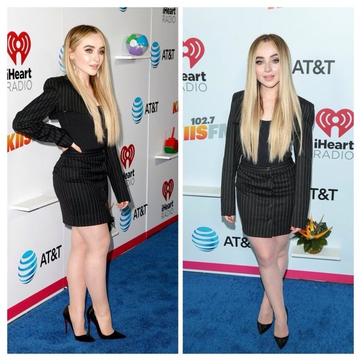 Sabrina Carpenter Sports A Face Tee With Black Leggings Sabrina Carpenter Sports A Face Tee With Black Leggings