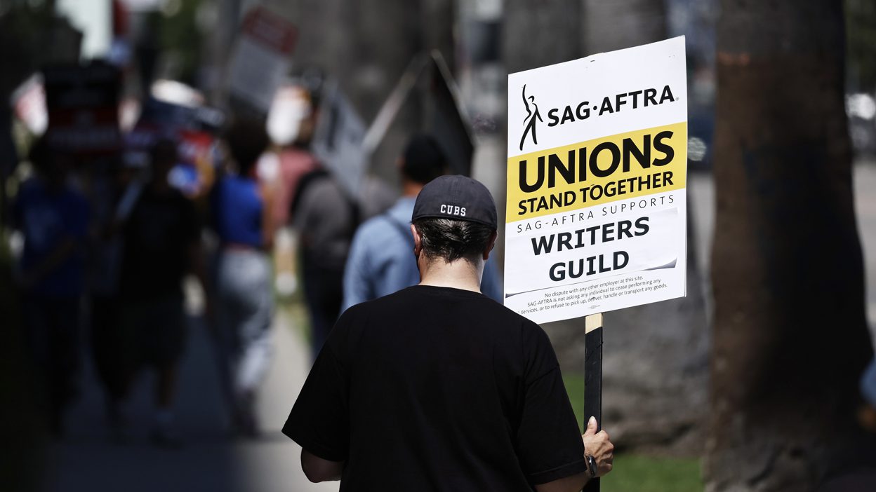 SAG-AFTRA Joins WGA: Complete Hollywood Production Halt Due To Dual Strikes SAG-AFTRA Joins WGA: Complete Hollywood Production Halt Due To Dual Strikes