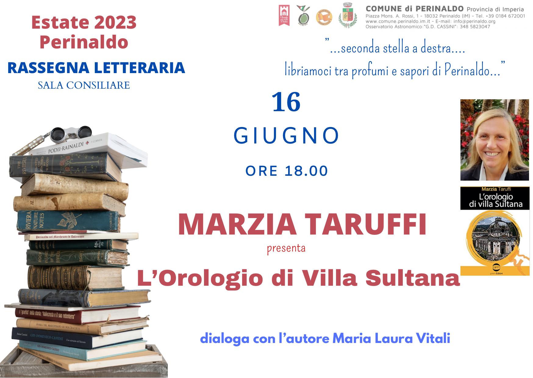 Sanremo: Il 12 Aprile, Marzia Taruffi Presenta Il Suo Nuovo Libro Sanremo: Il 12 Aprile, Marzia Taruffi Presenta Il Suo Nuovo Libro