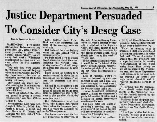 School Desegregation: The Impact Of The Justice Department's Decision School Desegregation: The Impact Of The Justice Department's Decision