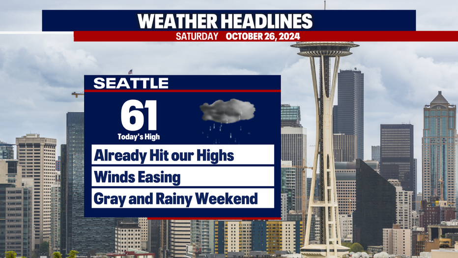 Seattle Weather: Soggy Skies Continue Through The Weekend Seattle Weather: Soggy Skies Continue Through The Weekend