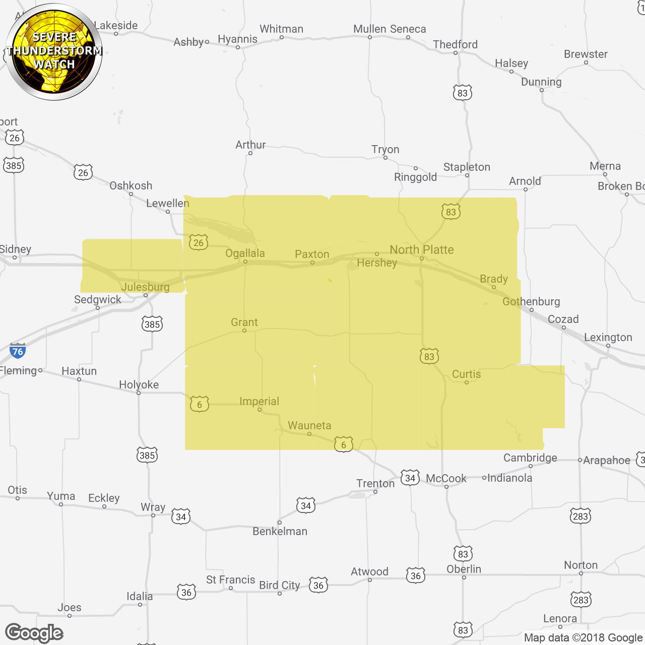 Severe Thunderstorm Watch: South-Central Pennsylvania Severe Thunderstorm Watch: South-Central Pennsylvania