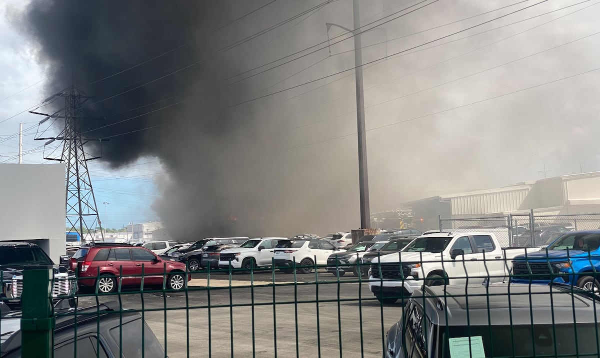 Significant Fire Engulfs Used Car Dealership Significant Fire Engulfs Used Car Dealership