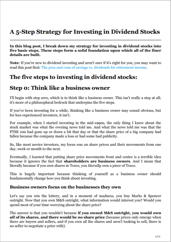 Simple Dividend Strategies For High Returns Simple Dividend Strategies For High Returns