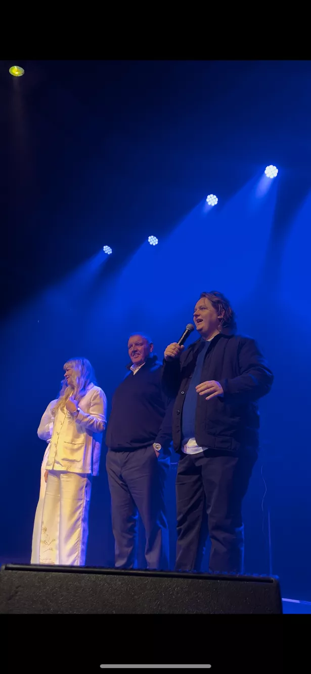 Singer Lewis Capaldi Makes Rare Public Appearance, Offers Thumbs Up Singer Lewis Capaldi Makes Rare Public Appearance, Offers Thumbs Up