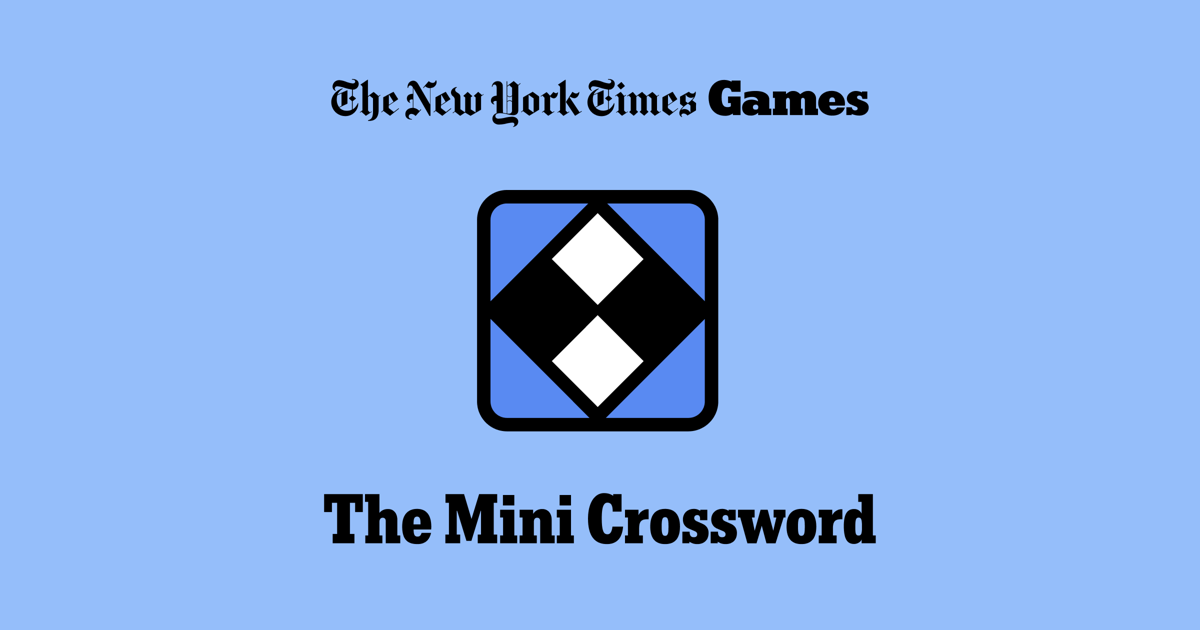 Solve The NYT Mini Crossword: Tuesday, April 8th Clues & Answers Solve The NYT Mini Crossword: Tuesday, April 8th Clues & Answers