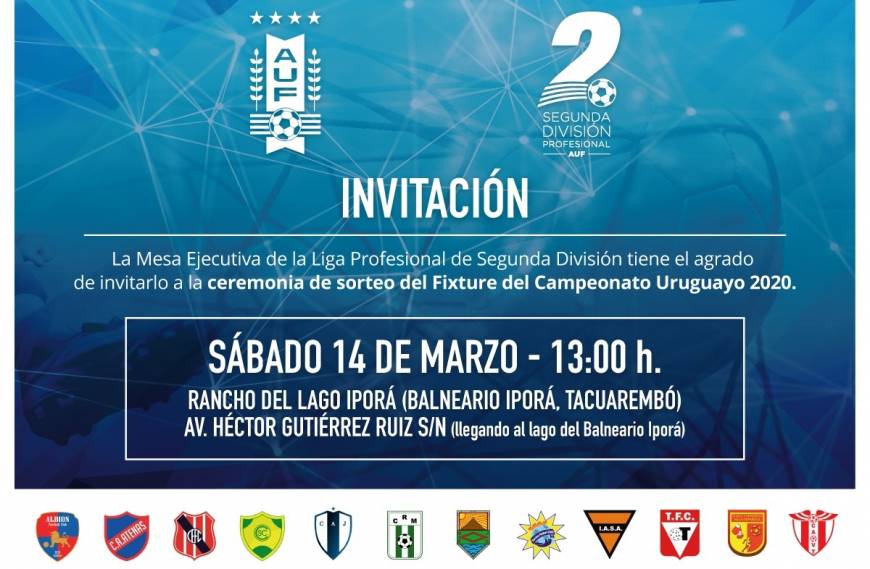 Sorteo Campeonato Uruguayo Segunda División 2025: Fecha De Inicio Y Reglamento Sorteo Campeonato Uruguayo Segunda División 2025: Fecha De Inicio Y Reglamento
