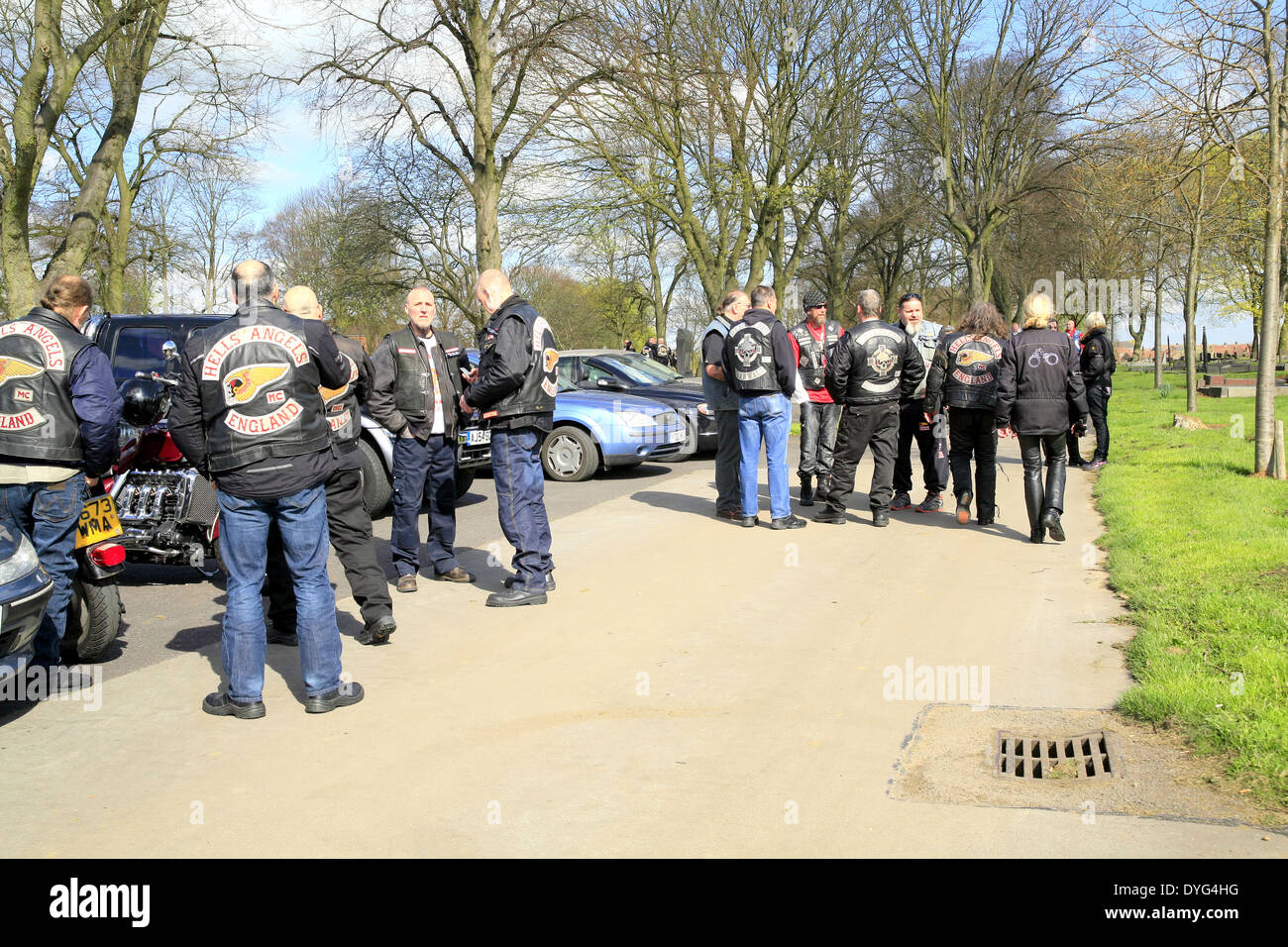 South Shields Biker's Funeral: Hells Angels Pay Respects To A Legend South Shields Biker's Funeral: Hells Angels Pay Respects To A Legend