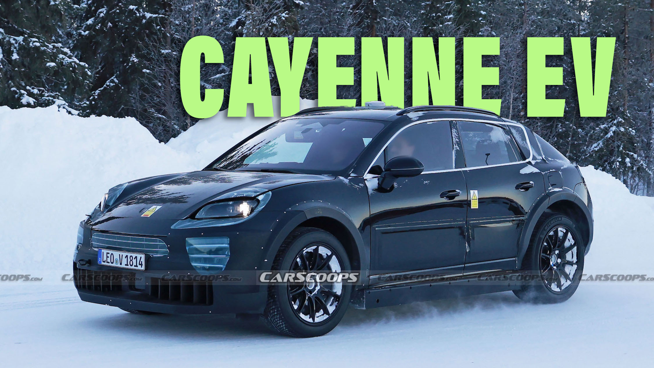 Spy Shots: 2026 Porsche Cayenne EV Design Hints Revealed Spy Shots: 2026 Porsche Cayenne EV Design Hints Revealed