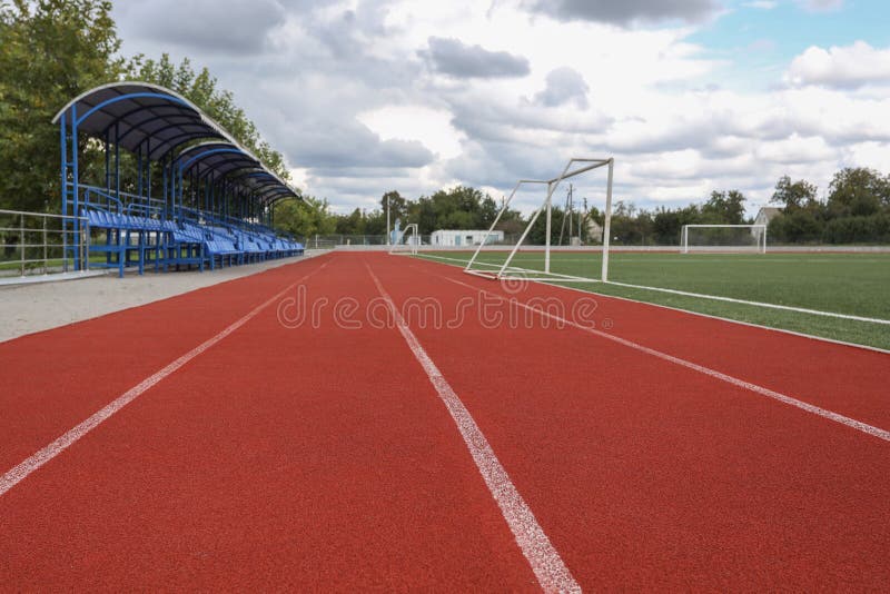 Stadium Track Resurfacing For Championship Season Stadium Track Resurfacing For Championship Season