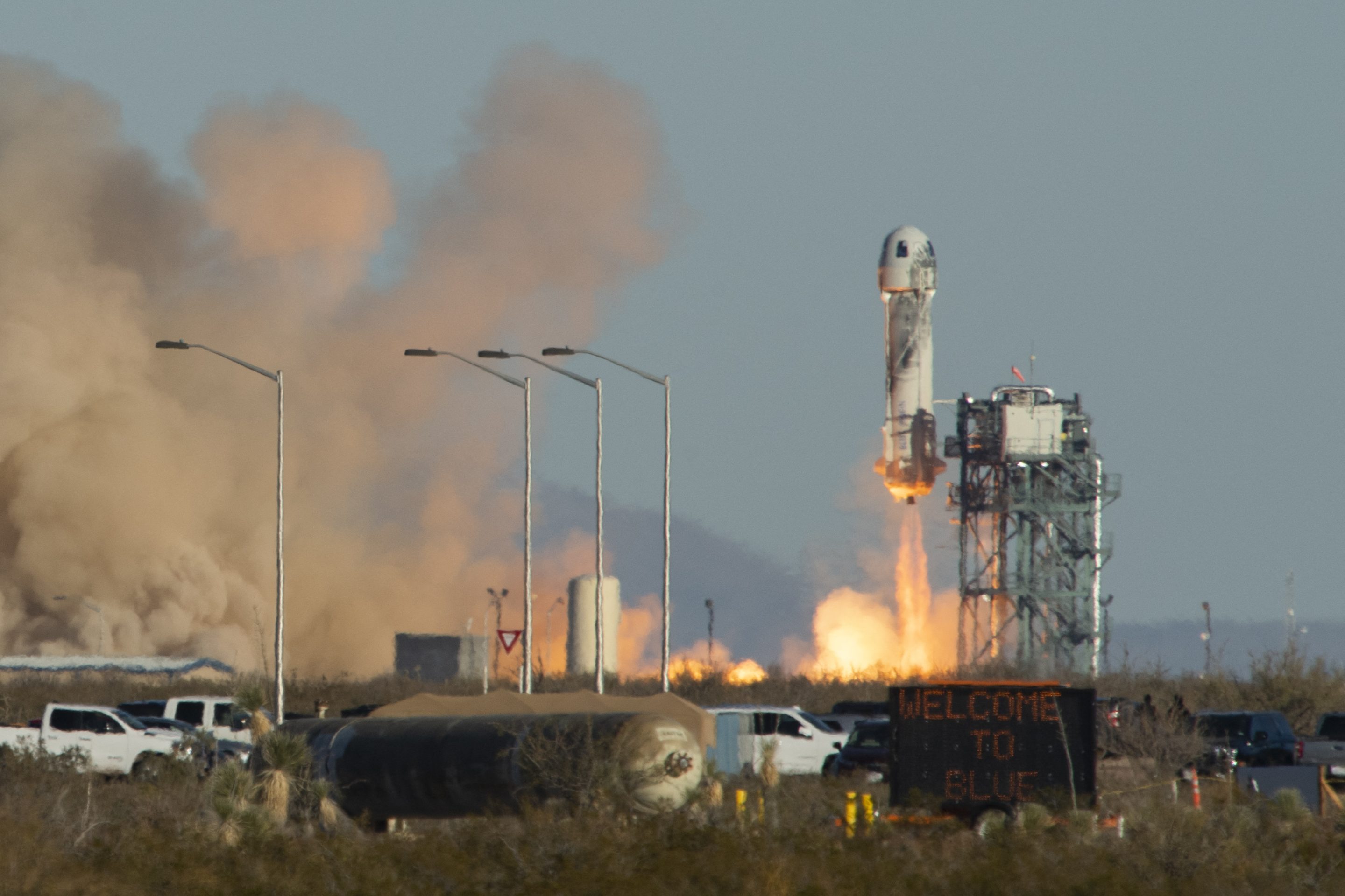 Subsystem Failure Forces Blue Origin To Abort Rocket Launch Subsystem Failure Forces Blue Origin To Abort Rocket Launch