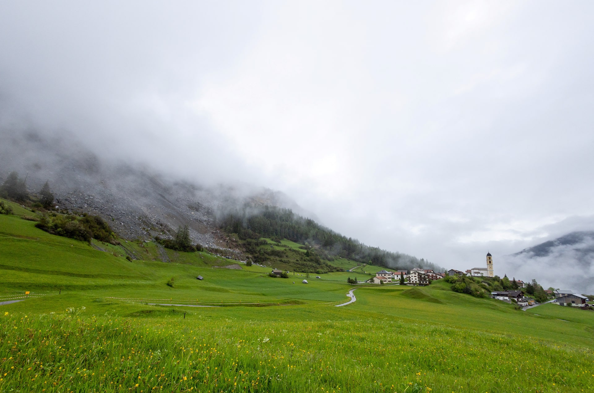 Swiss Mountain Village On Brink Of Collapse Due To Landslide Risk Swiss Mountain Village On Brink Of Collapse Due To Landslide Risk