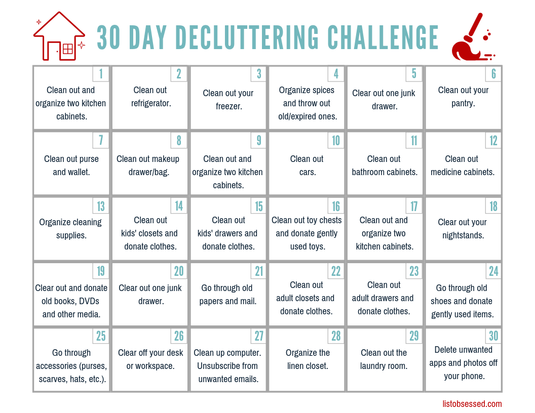 The 30-Day Minimalism Challenge: Declutter Your Life The 30-Day Minimalism Challenge: Declutter Your Life