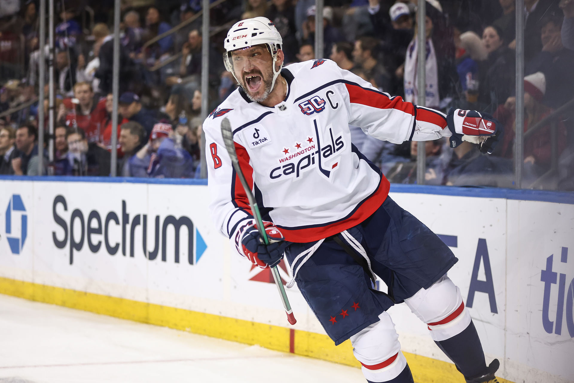The Great 8's Historic Night: Ovechkin Ties Gretzky's NHL Goal Record The Great 8's Historic Night: Ovechkin Ties Gretzky's NHL Goal Record