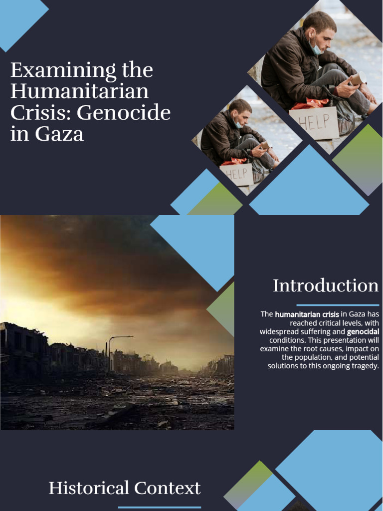 The Humanitarian Catastrophe In Gaza: Examining The Effects Of The Blockade The Humanitarian Catastrophe In Gaza: Examining The Effects Of The Blockade