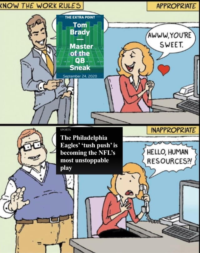 The NFL's War On Butts: The 'Tush Push' Lives On The NFL's War On Butts: The 'Tush Push' Lives On