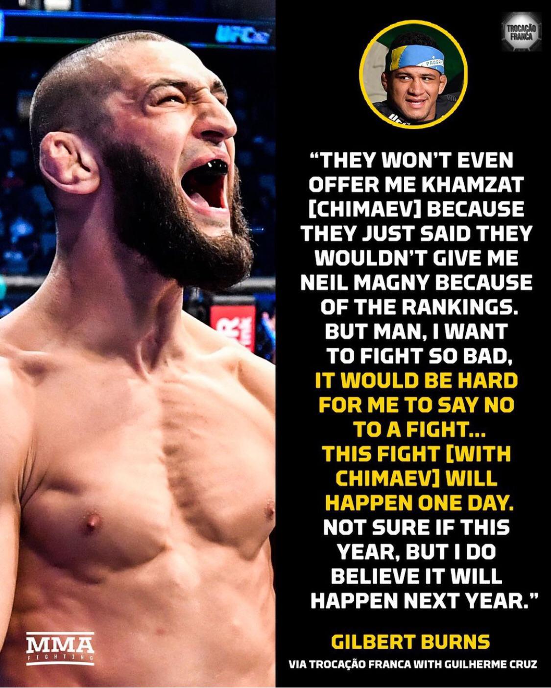 The Single Result That Upsets Gilbert Burns More Than His Recent Losses The Single Result That Upsets Gilbert Burns More Than His Recent Losses