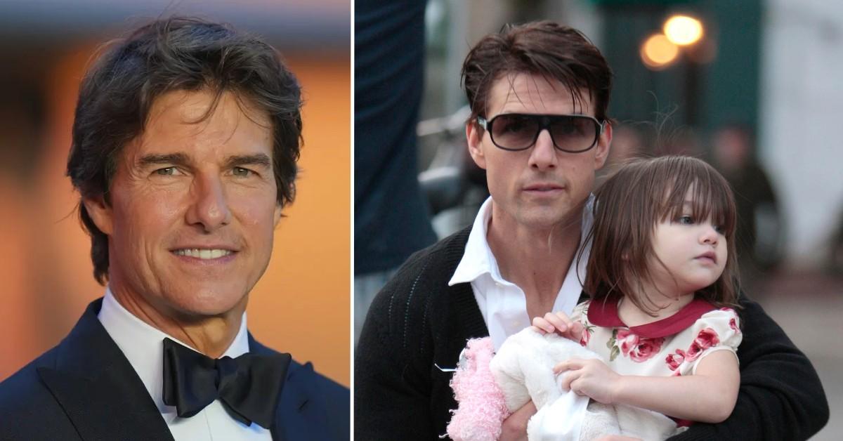 Tom Cruise And Suri Cruise: A Father's Post-Birth Action Tom Cruise And Suri Cruise: A Father's Post-Birth Action