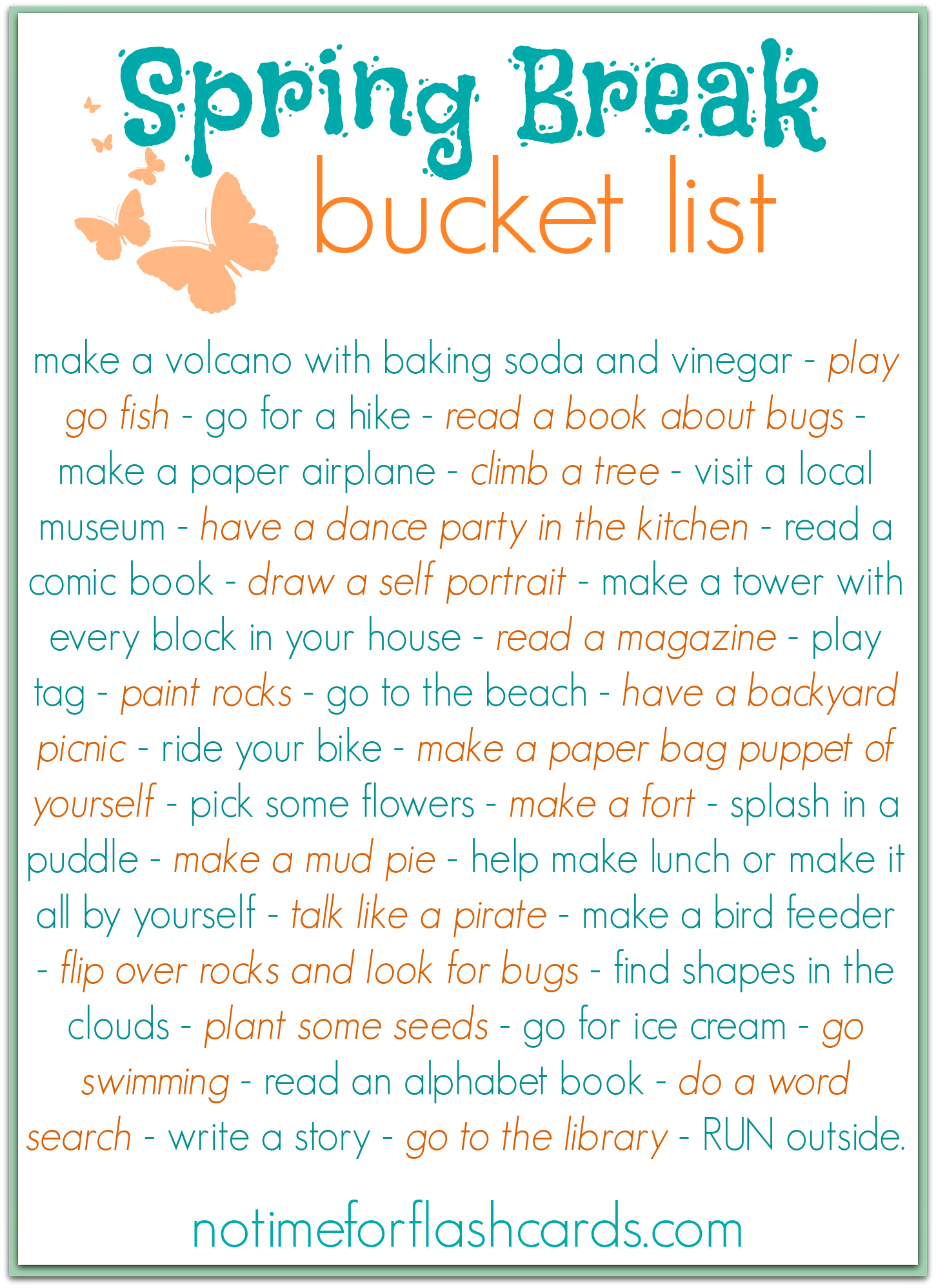 Top Tips For A Successful Spring Break With Kids Top Tips For A Successful Spring Break With Kids